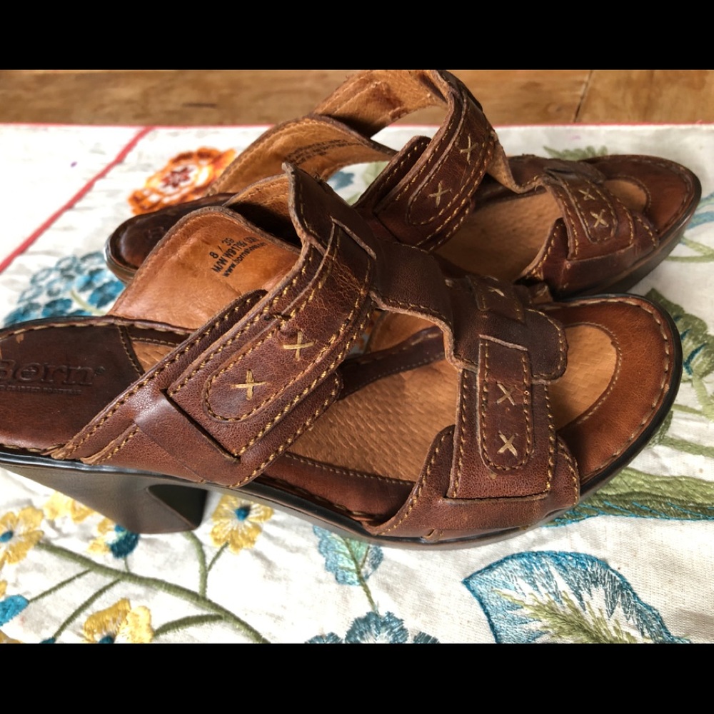 Born Sandals Brown Leather 8